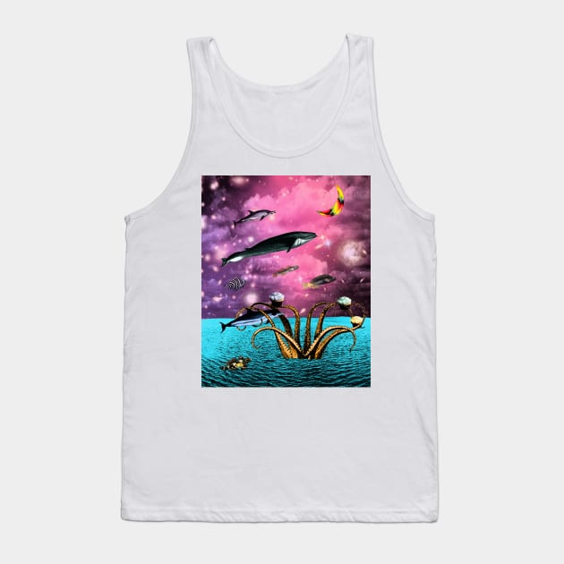 Very Fishy Landscape Tank Top by Loveday101